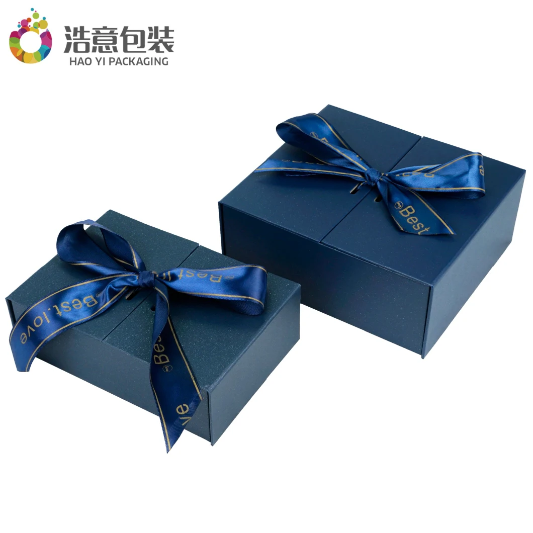 Manufacturer Custom Luxury Cardboard Cosmetics Makeup Clothes Magnetic Paper Gift Packaging Jewelry Box for Watch Wedding Party Festival Packing with Ribbon