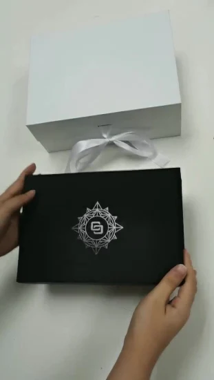 Custom Luxury Paper Magnet Foldable Folding Magnetic Gift Box Garment Apparel Clothing Packaging Box